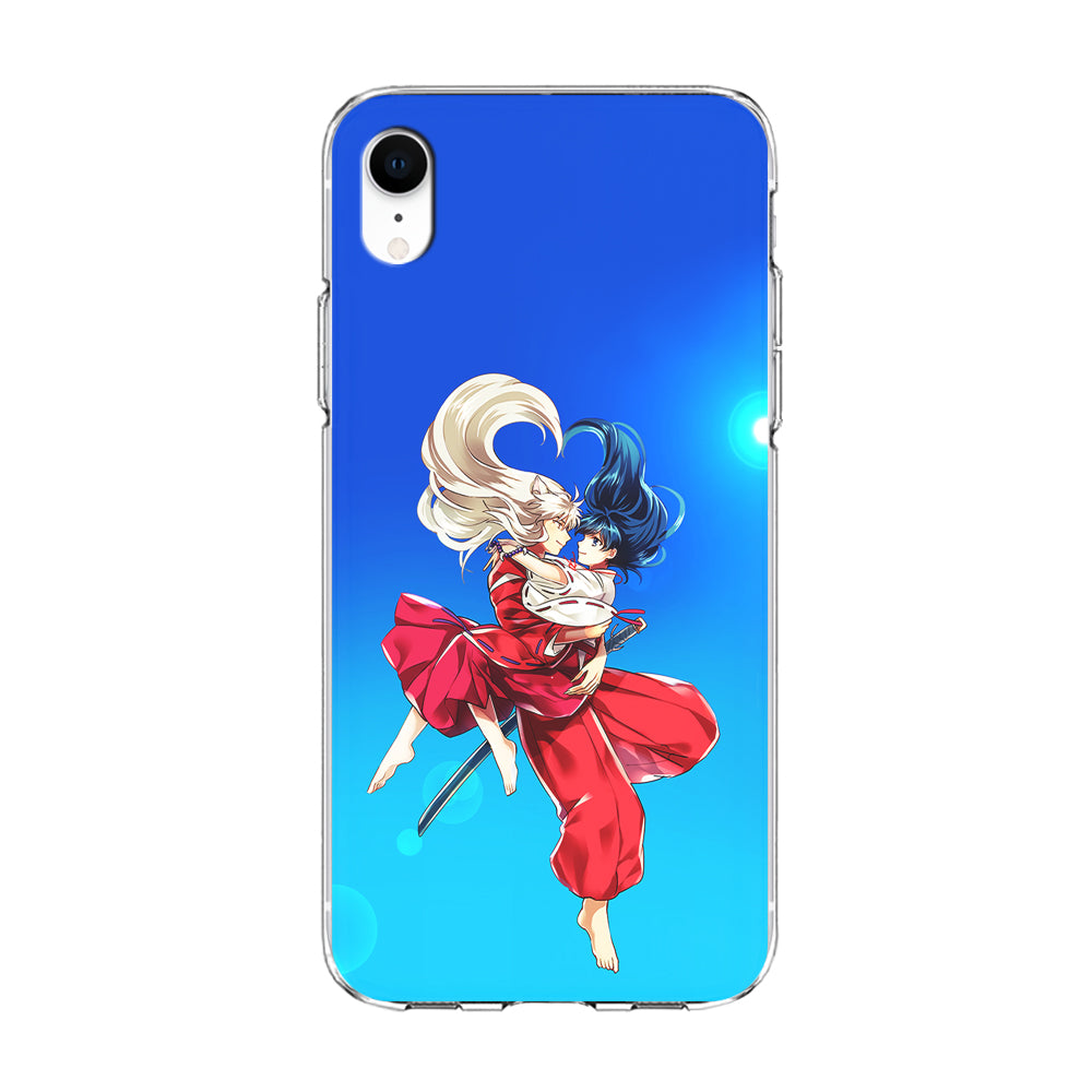 Inuyasha and Kagome Romantic iPhone XR Case-Phone Case-Clear Soft Case-Altracase