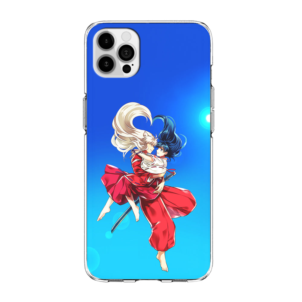 Inuyasha and Kagome Romantic iPhone 15 Pro Max Case-Phone Case-Clear Soft Case-Altracase