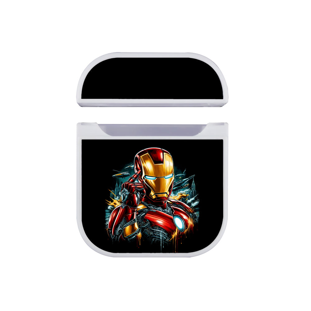 Iron Man Armor Machine Apple AirPods Case-AirPod Case-White-Altracase