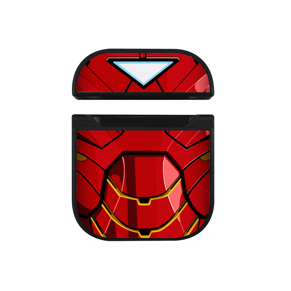 Iron Man Suit Armour Hard Plastic Case Cover For Apple Airpods-AirPod Case-Black-Altracase
