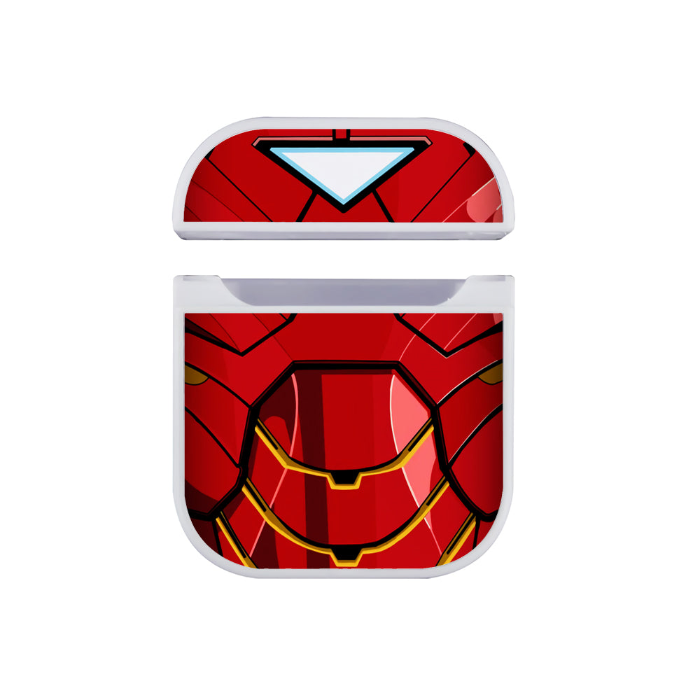 Iron Man Suit Armour Hard Plastic Case Cover For Apple Airpods-AirPod Case-White-Altracase