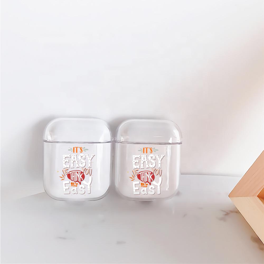 It's Easy Hard Plastic Protective Clear Case Cover For Apple Airpods-AirPod Case-Altracase