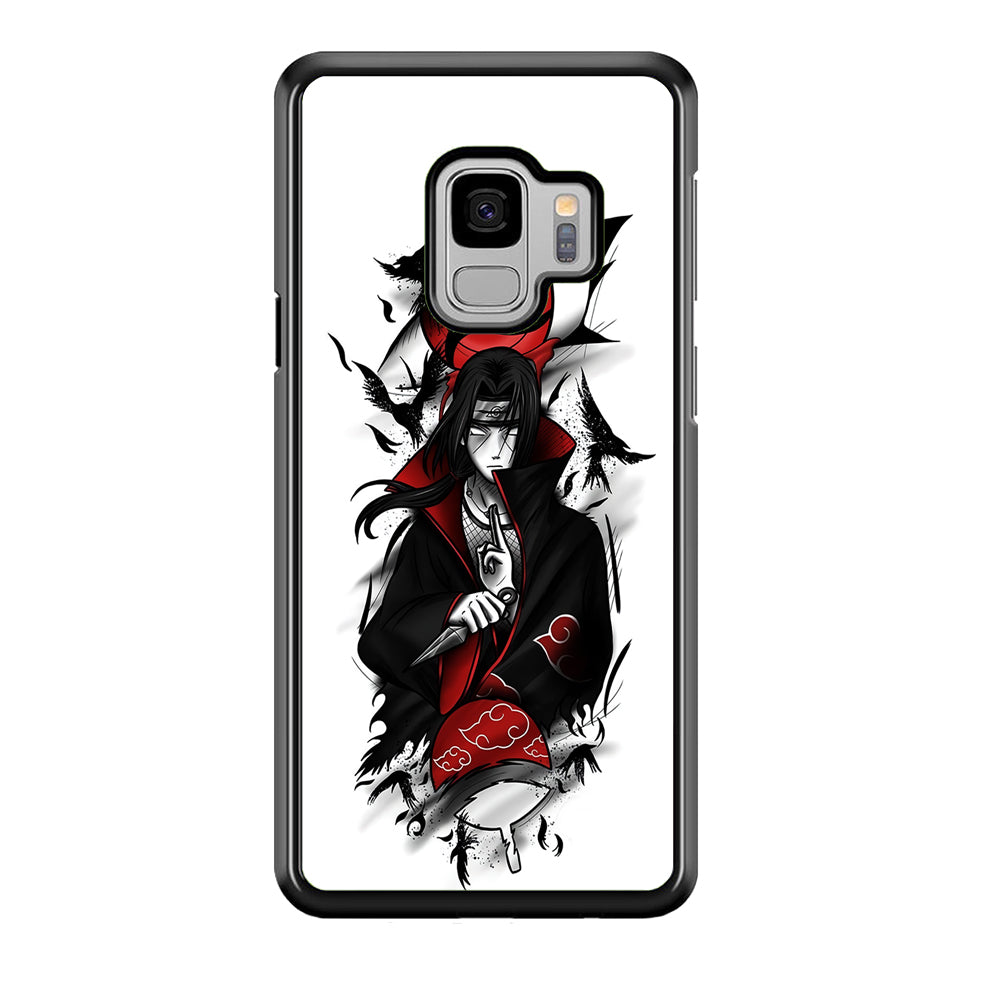 Itachi Uchiha White Samsung Galaxy S9 Case-Phone Case-Tempered Glass Case-Altracase