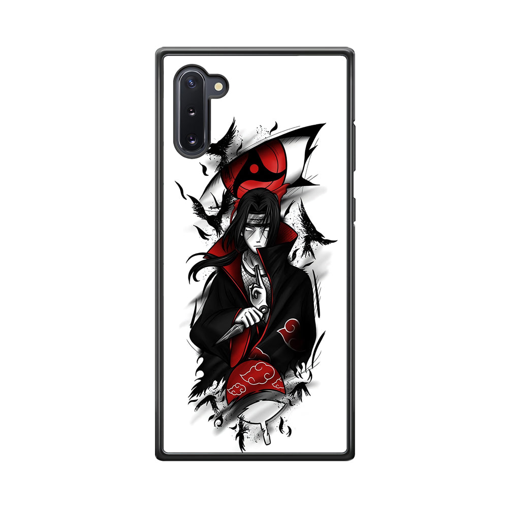 Itachi Uchiha White Samsung Galaxy Note 10 Case-Phone Case-Tempered Glass Case-Altracase