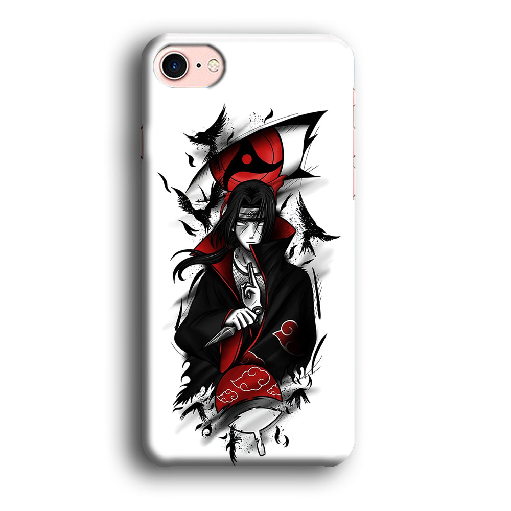 Itachi Uchiha White iPhone SE 2020 Case-Phone Case-3D Case-Altracase