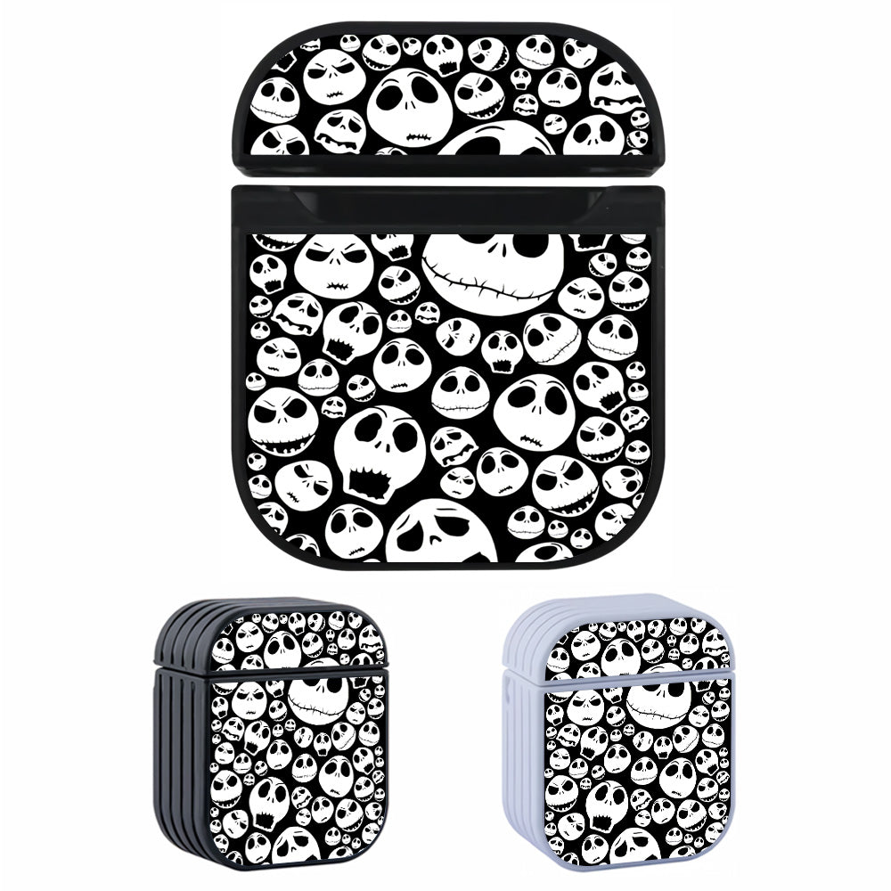 Jack Skellington Pattern Hard Plastic Case Cover For Apple Airpods-AirPod Case-Altracase
