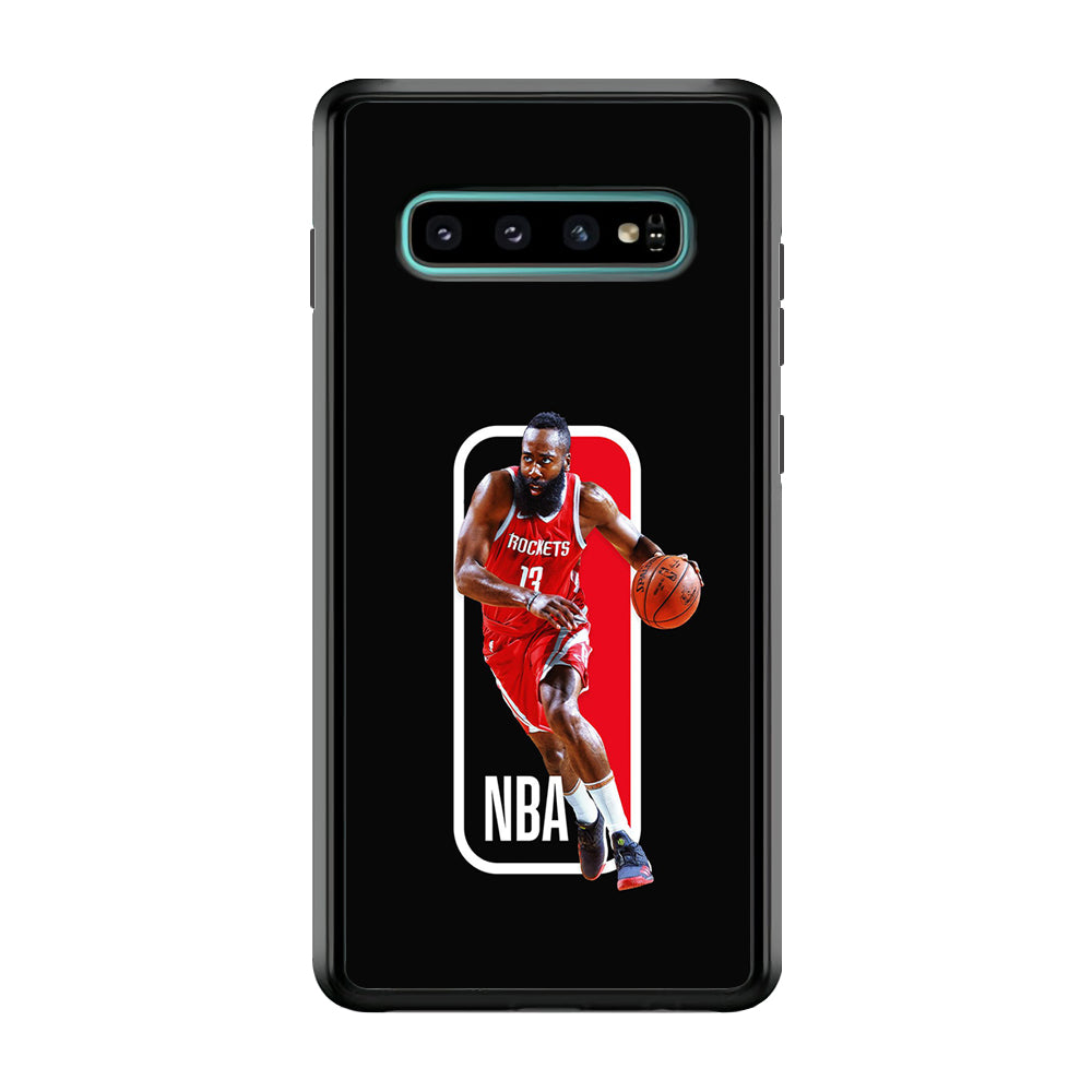 James Harden NBA Samsung Galaxy S10 Case-Phone Case-Rubber Black (2D Case)-Altracase
