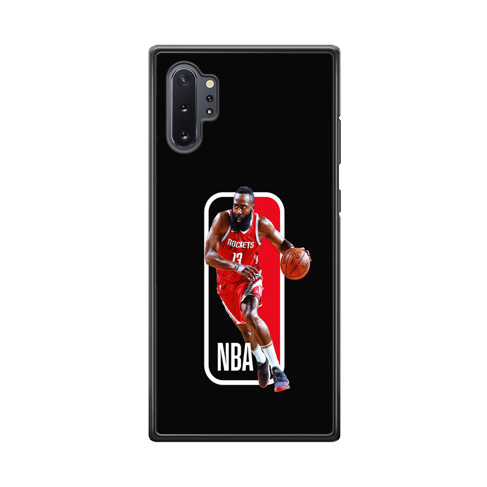 James Harden NBA Samsung Galaxy Note 10 Plus Case-Phone Case-Rubber Black (2D Case)-Altracase