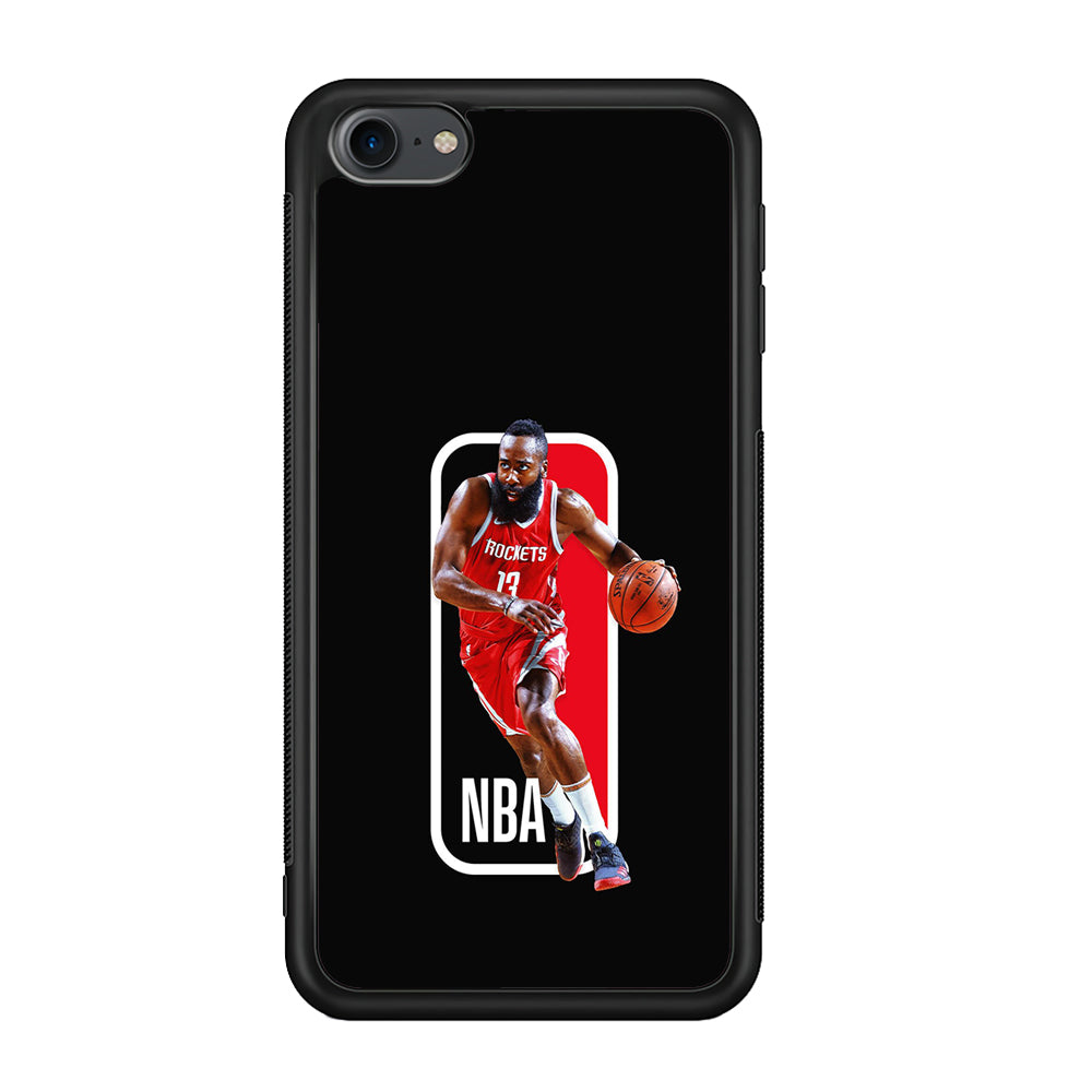 James Harden NBA iPod Touch 6 Case-Phone Case-Rubber White (2D Case)-Altracase