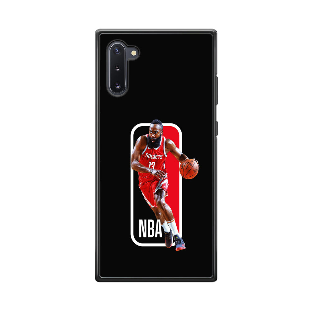James Harden NBA Samsung Galaxy Note 10 Case-Phone Case-Rubber Black (2D Case)-Altracase