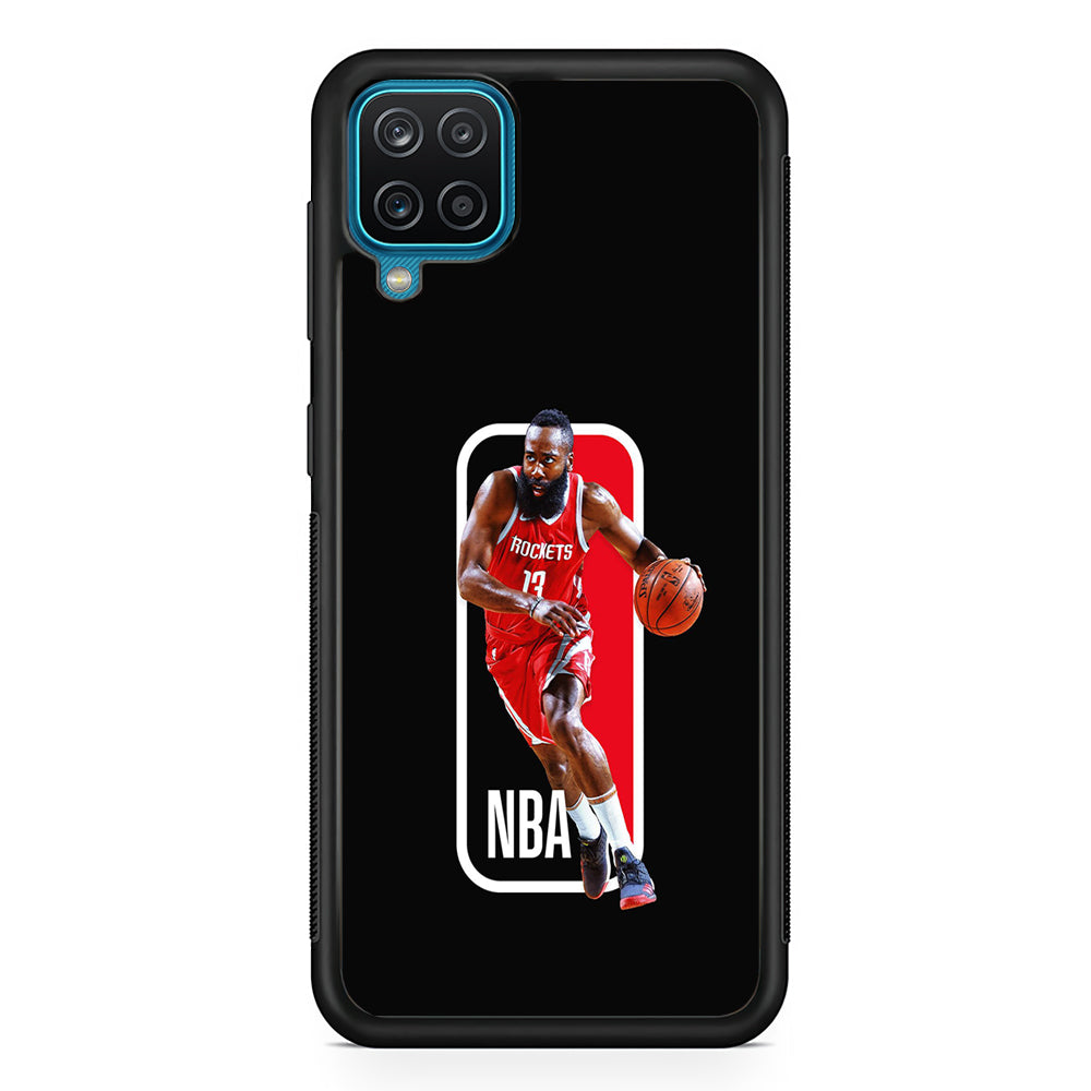 James Harden NBA Samsung Galaxy A12 Case-Phone Case-Rubber Black (2D Case)-Altracase