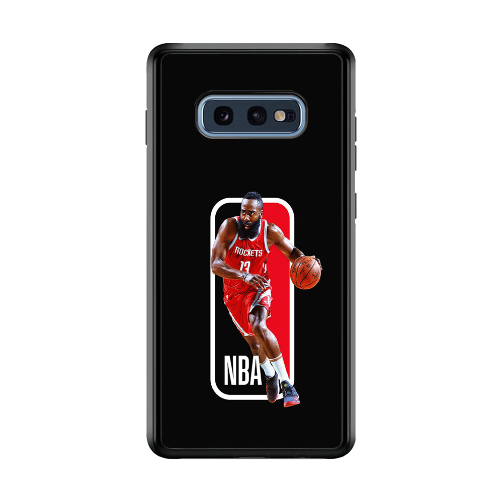 James Harden NBA Samsung Galaxy S10E Case-Phone Case-Rubber Black (2D Case)-Altracase