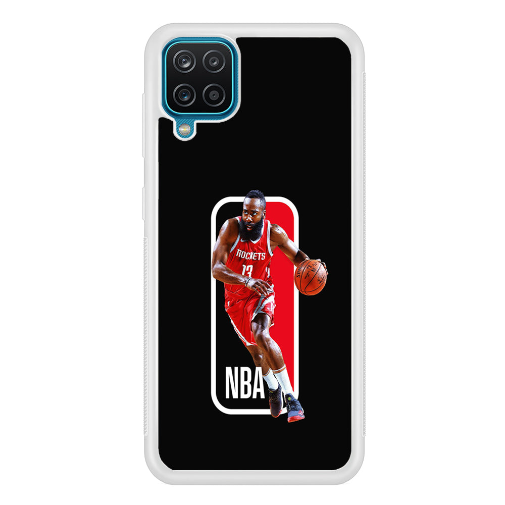 James Harden NBA Samsung Galaxy A12 Case-Phone Case-Rubber White (2D Case)-Altracase