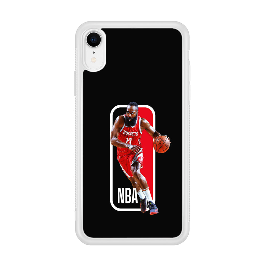 James Harden NBA iPhone XR Case-Phone Case-Rubber White (2D Case)-Altracase