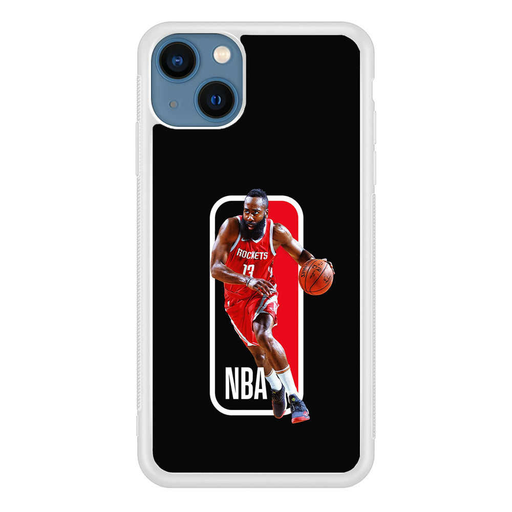 James Harden NBA iPhone 15 Plus Case-Phone Case-Rubber White (2D Case)-Altracase