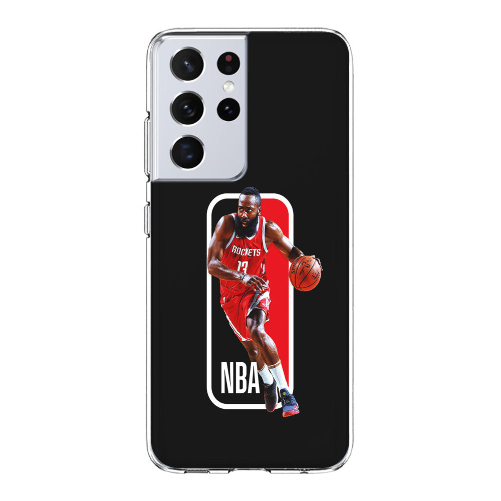 James Harden NBA Samsung Galaxy S21 Ultra Case-Phone Case-Clear Soft Case-Altracase