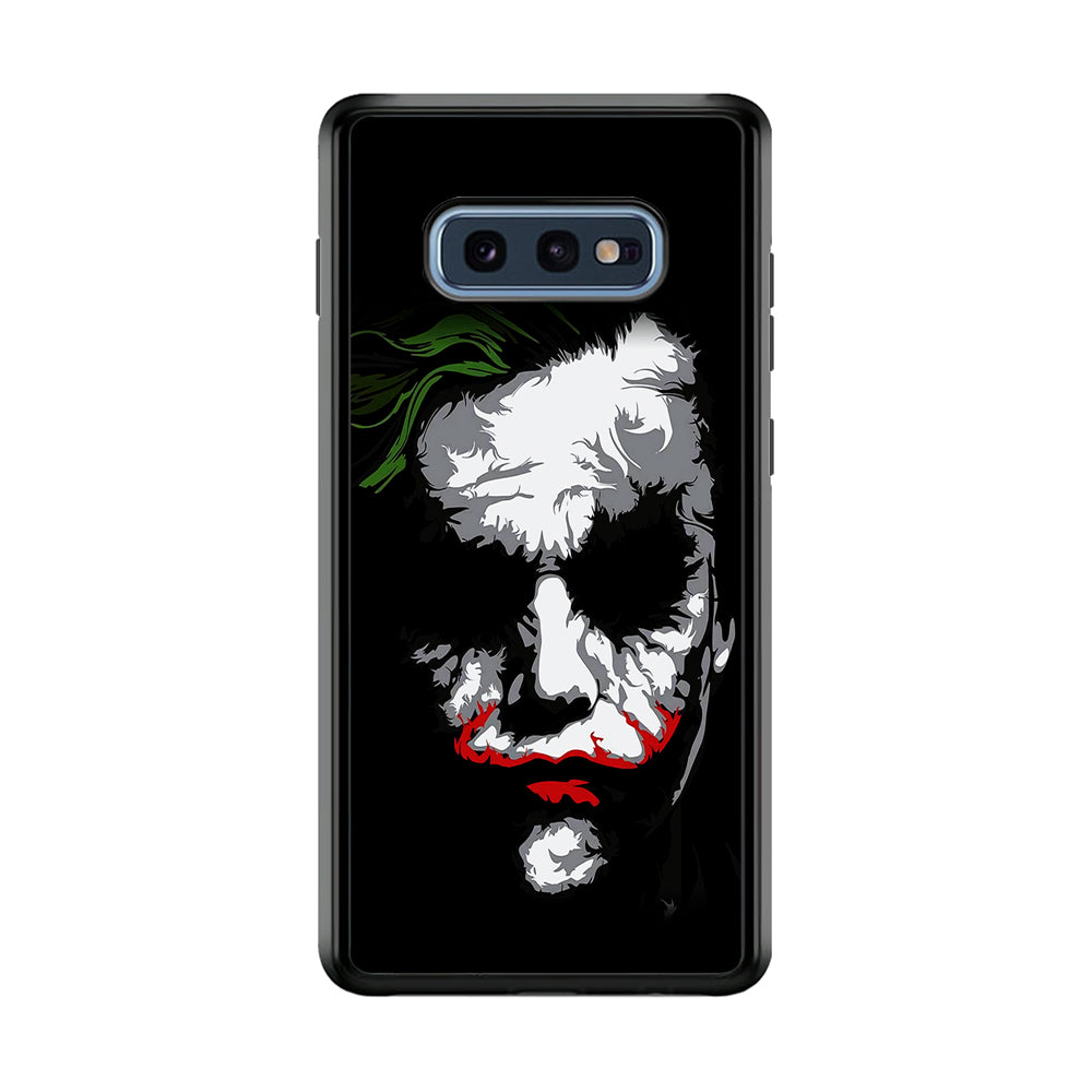 Joker Abstract Painting Samsung Galaxy S10E Case-Phone Case-Rubber Black (2D Case)-Altracase
