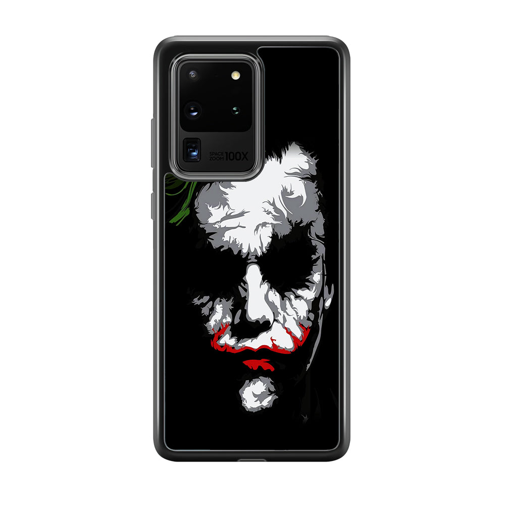Joker Abstract Painting Samsung Galaxy S20 Ultra Case-Phone Case-Rubber Black (2D Case)-Altracase