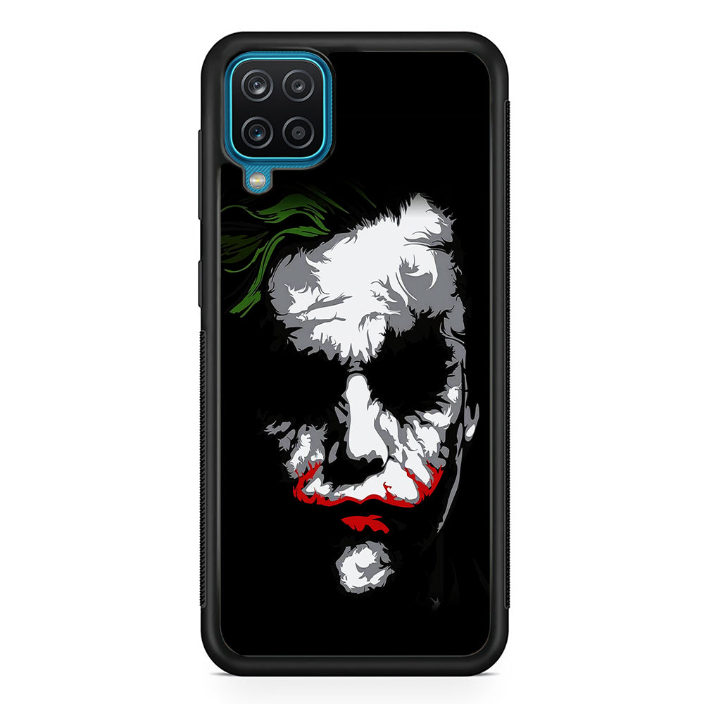 Joker Abstract Painting Samsung Galaxy A12 Case-Phone Case-Rubber Black (2D Case)-Altracase