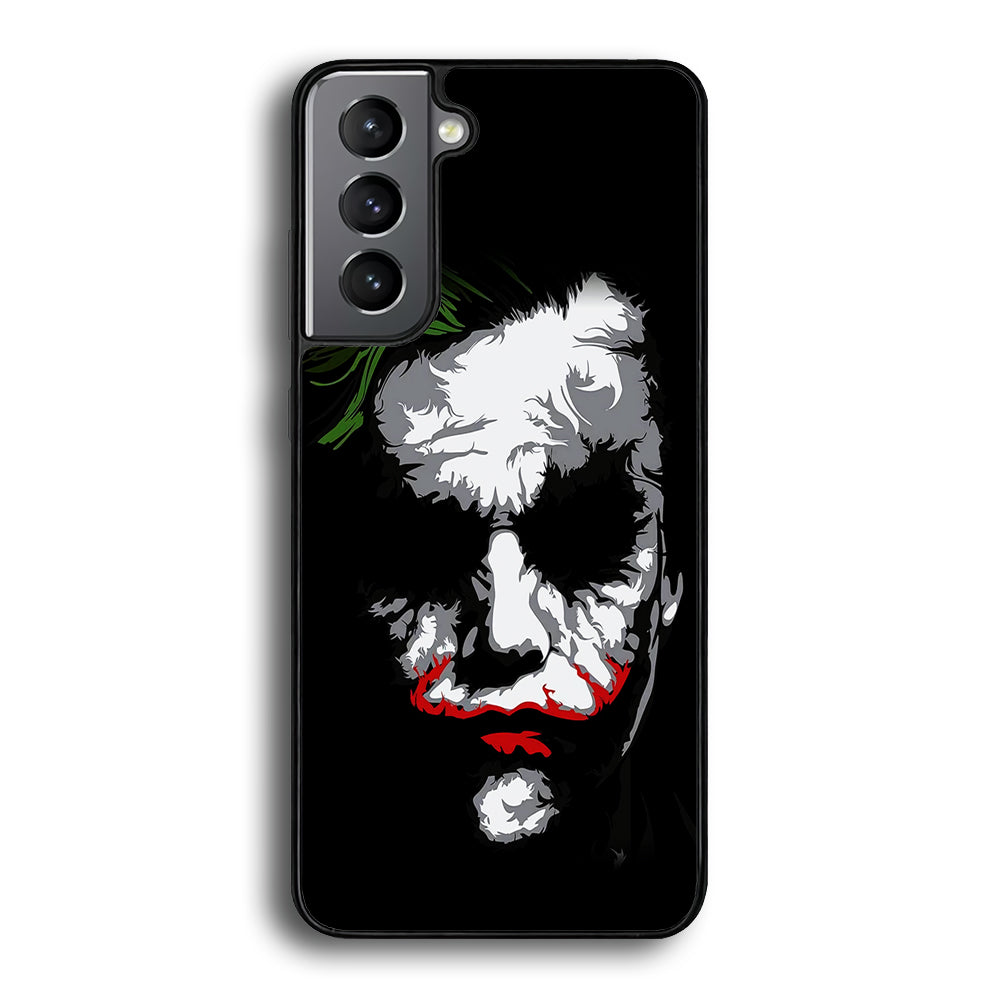 Joker Abstract Painting Samsung Galaxy S21 Plus Case-Phone Case-Rubber Black (2D Case)-Altracase