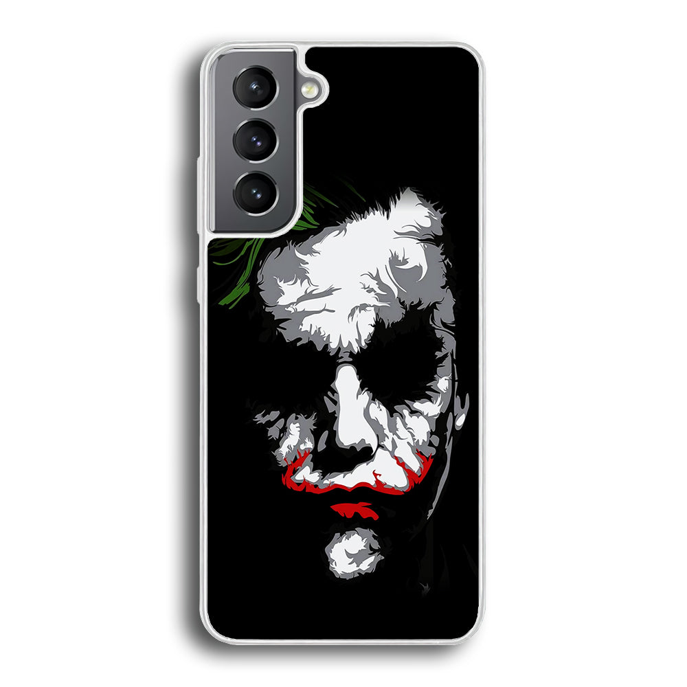 Joker Abstract Painting Samsung Galaxy S21 Plus Case-Phone Case-Rubber White (2D Case)-Altracase