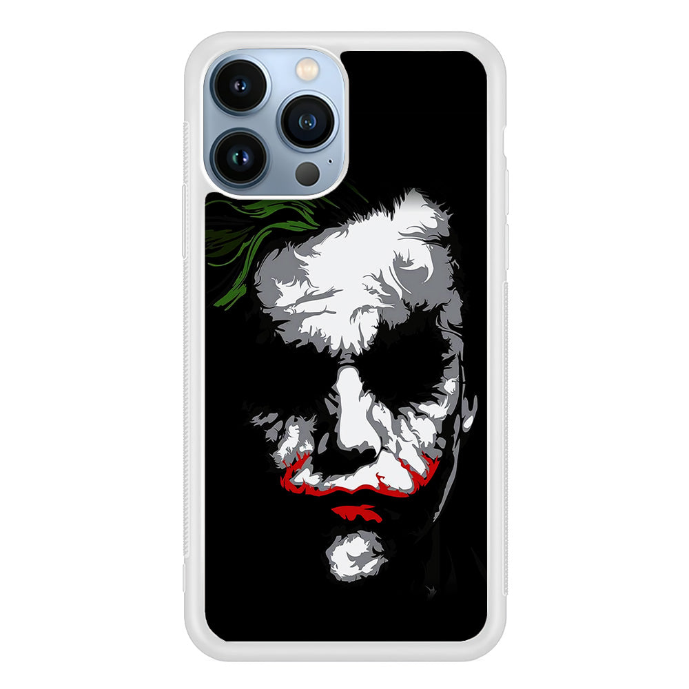 Joker Abstract Painting iPhone 15 Pro Max Case-Phone Case-Rubber White (2D Case)-Altracase