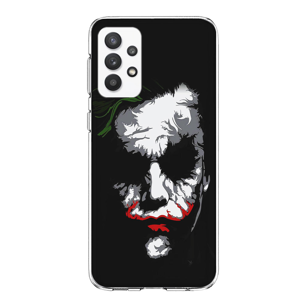 Joker Abstract Painting Samsung Galaxy A32 Case-Phone Case-Clear Soft Case-Altracase