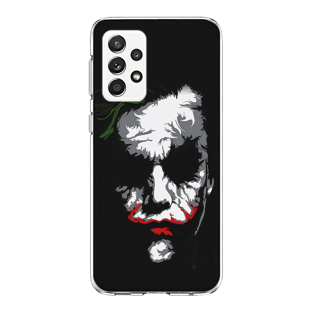Joker Abstract Painting Samsung Galaxy A52 Case-Phone Case-Clear Soft Case-Altracase