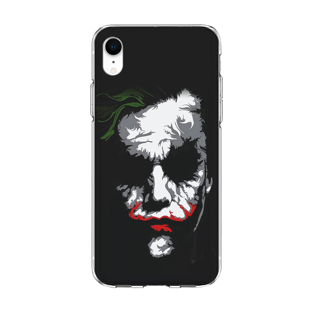 Joker Abstract Painting iPhone XR Case-Phone Case-Clear Soft Case-Altracase