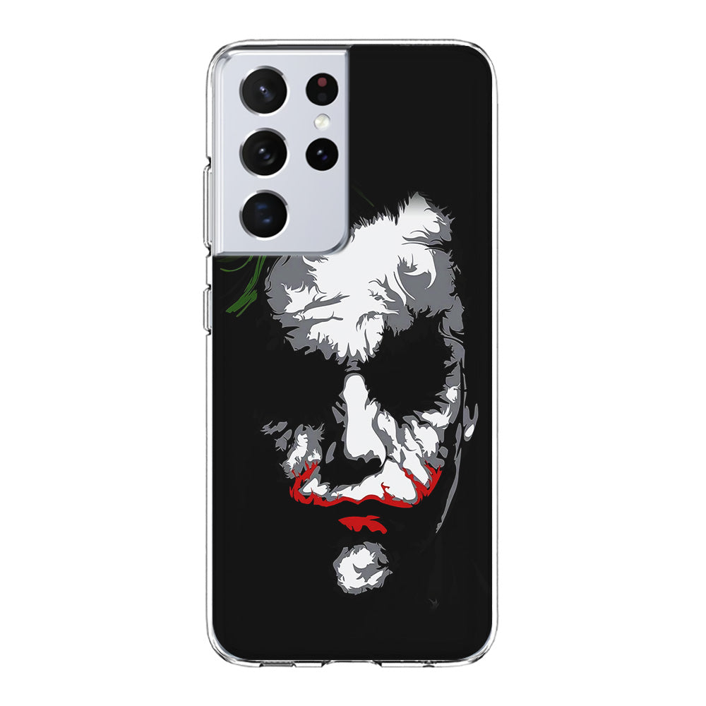 Joker Abstract Painting Samsung Galaxy S21 Ultra Case-Phone Case-Clear Soft Case-Altracase