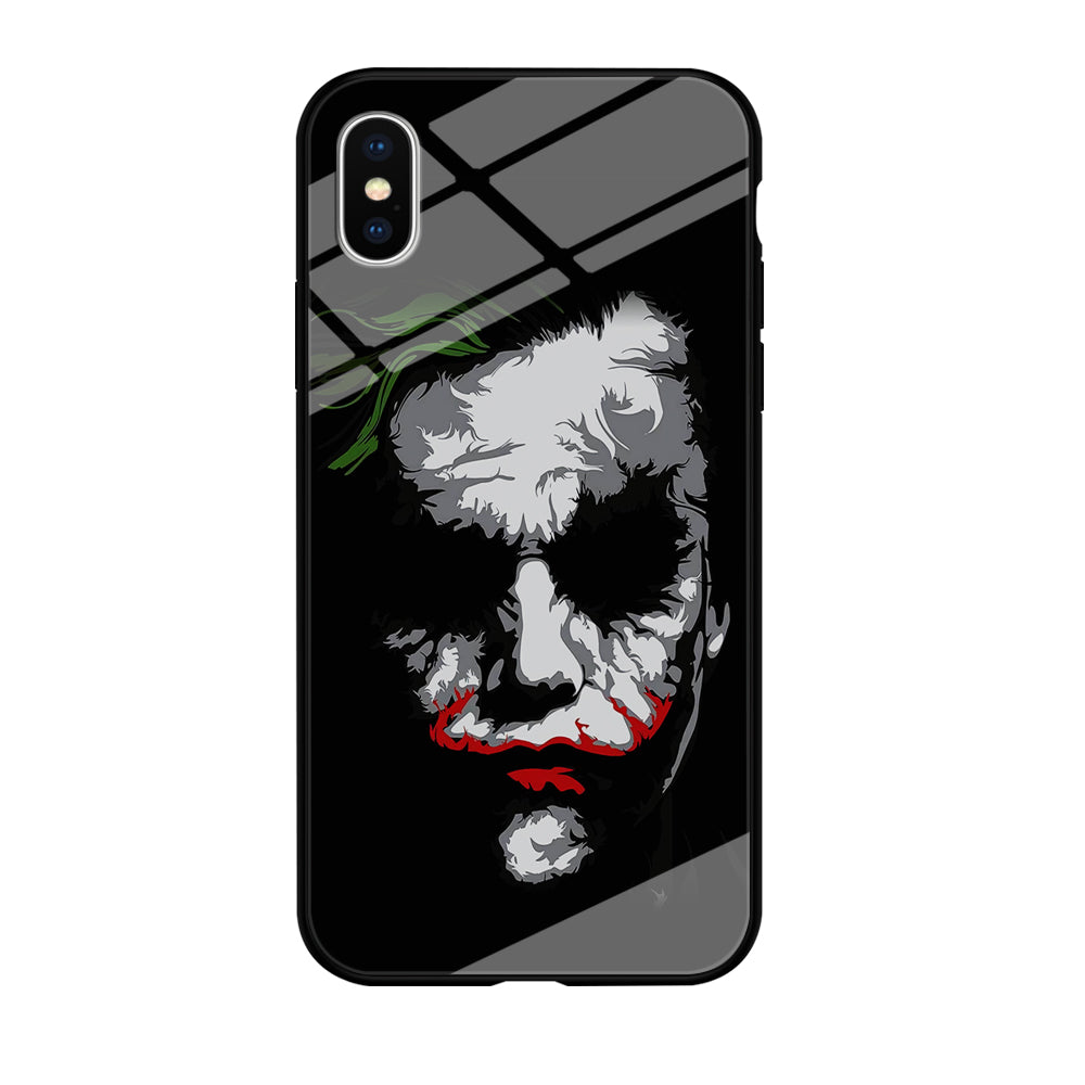 Joker Abstract Painting iPhone Xs Case-Phone Case-Tempered Glass Case-Altracase