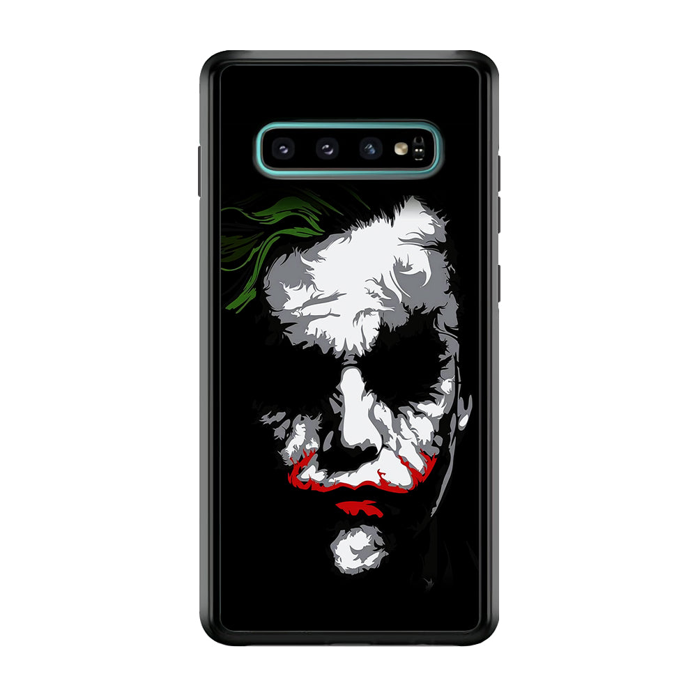 Joker Abstract Painting Samsung Galaxy S10 Plus Case-Phone Case-Rubber Black (2D Case)-Altracase