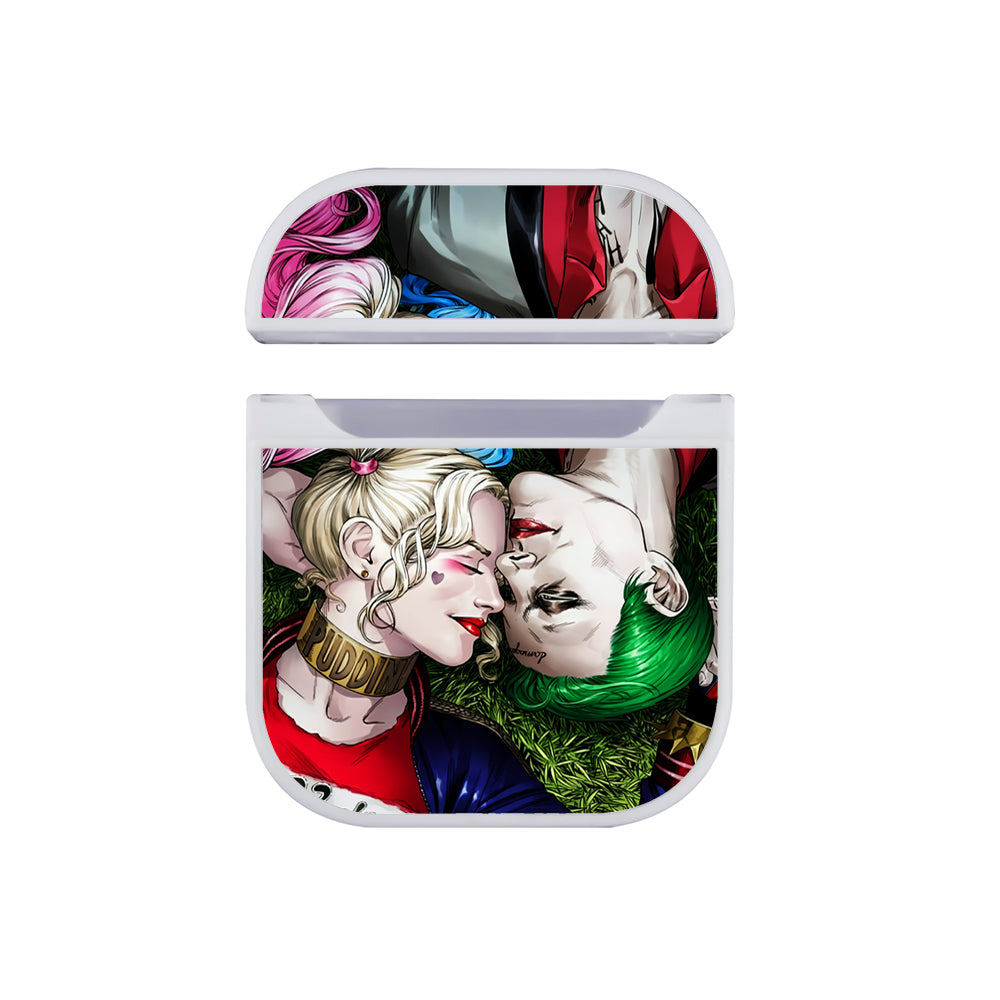 Joker And Harley Quinn Romantic Apple AirPods Case-AirPod Case-White-Altracase