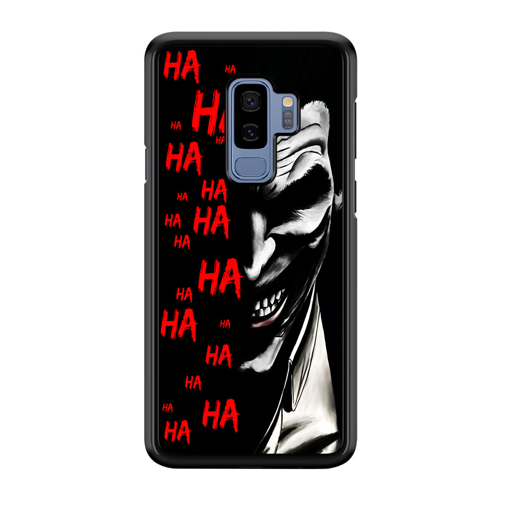Joker Laugh Samsung Galaxy S9 Plus Case-Phone Case-Rubber Black (2D Case)-Altracase