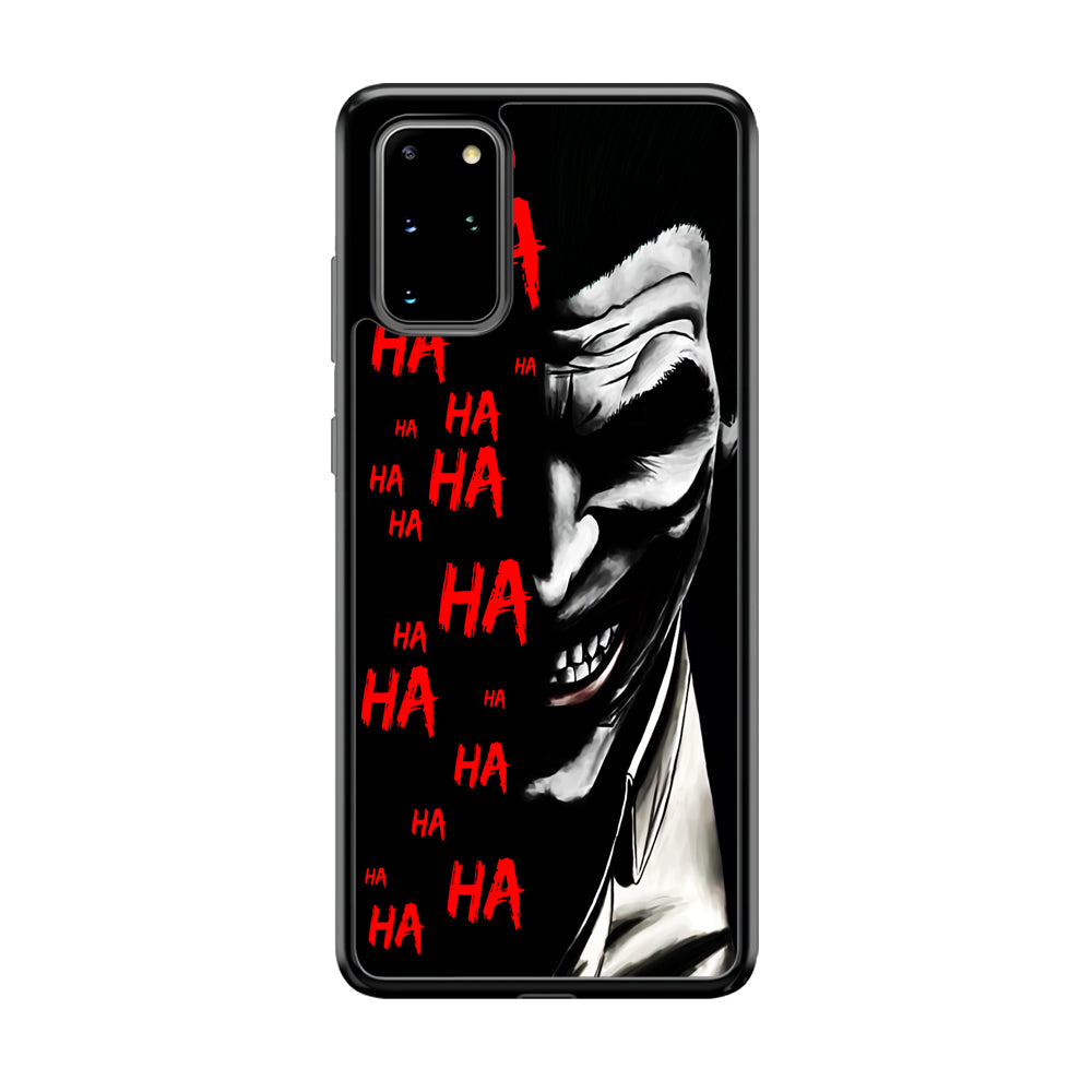 Joker Laugh Samsung Galaxy S20 Plus Case-Phone Case-Rubber Black (2D Case)-Altracase