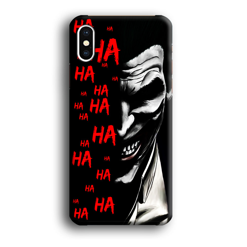Joker Laugh iPhone Xs Case-Phone Case-3D Case-Altracase