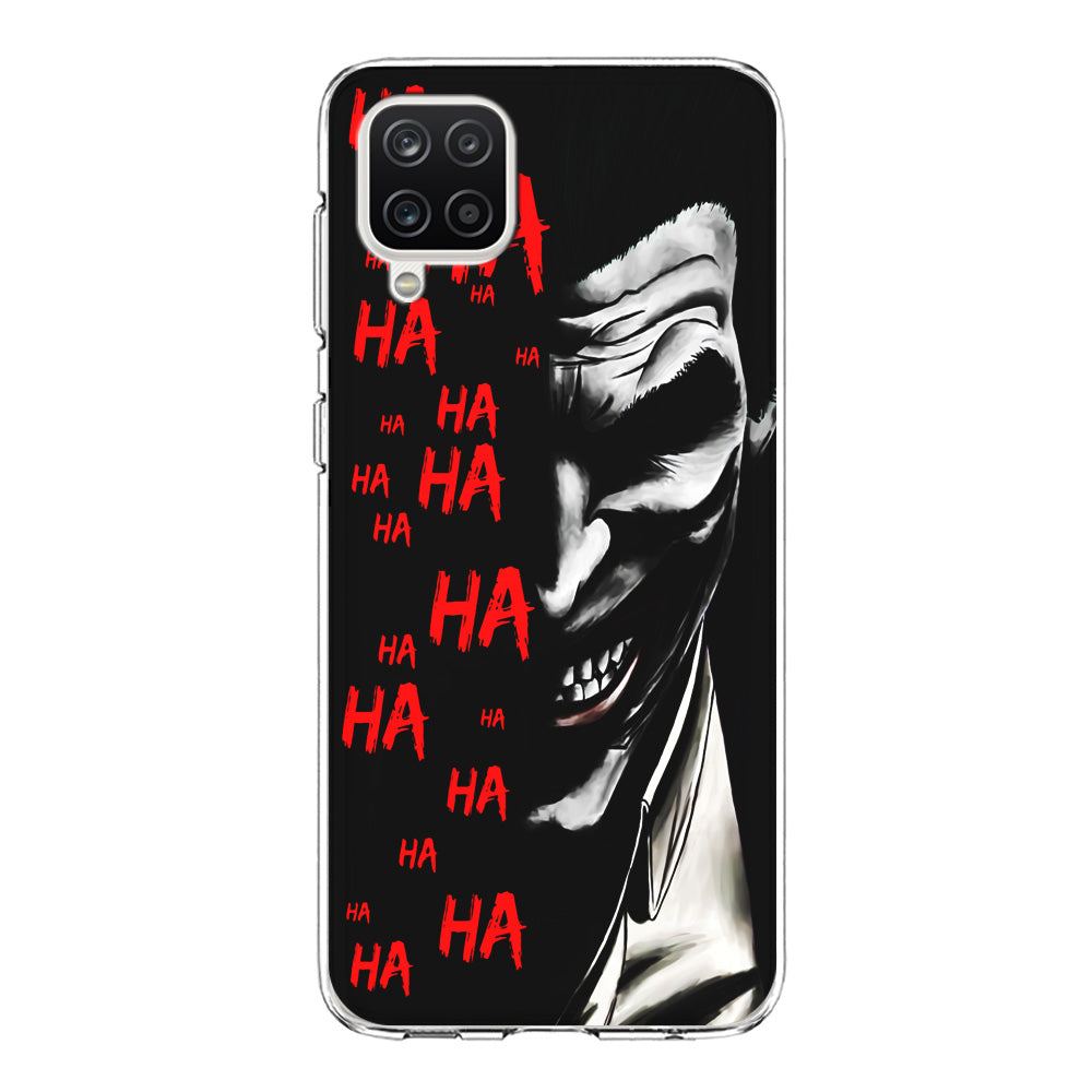 Joker Laugh Samsung Galaxy A12 Case-Phone Case-Clear Soft Case-Altracase