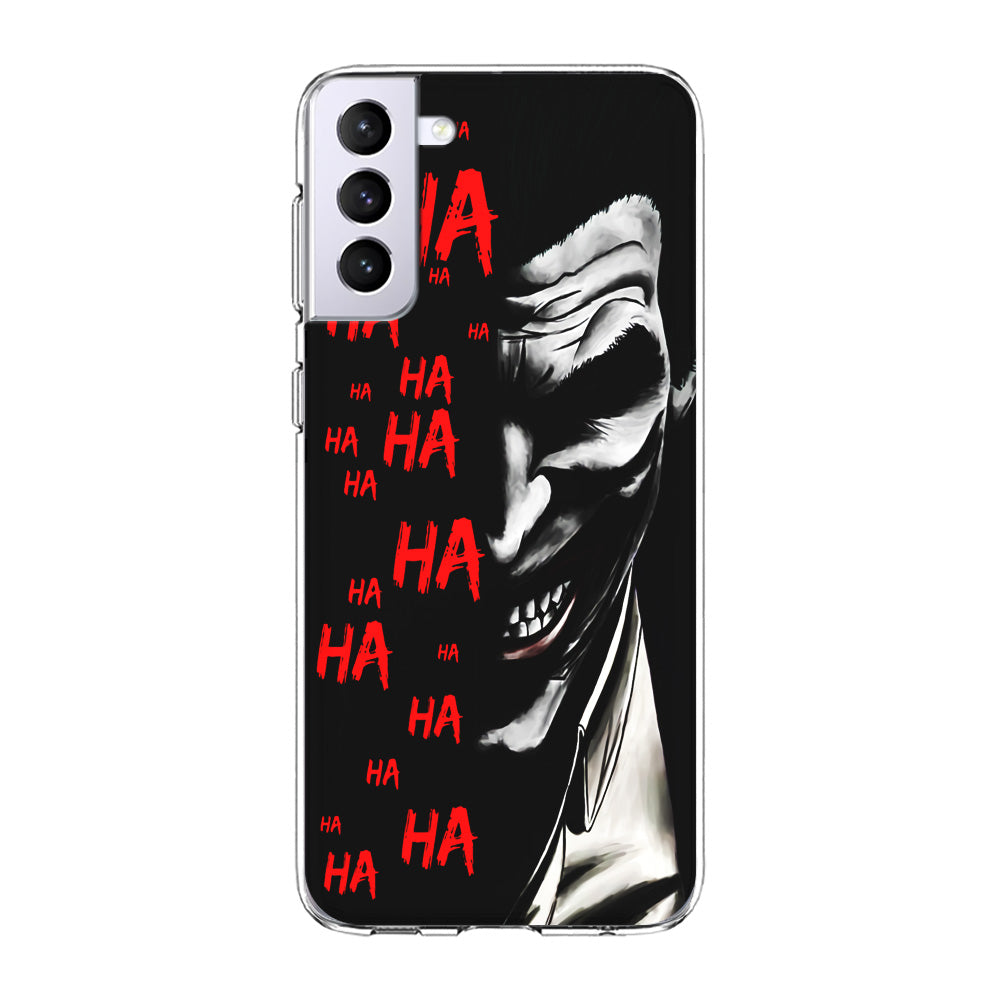 Joker Laugh Samsung Galaxy S21 Plus Case-Phone Case-Clear Soft Case-Altracase