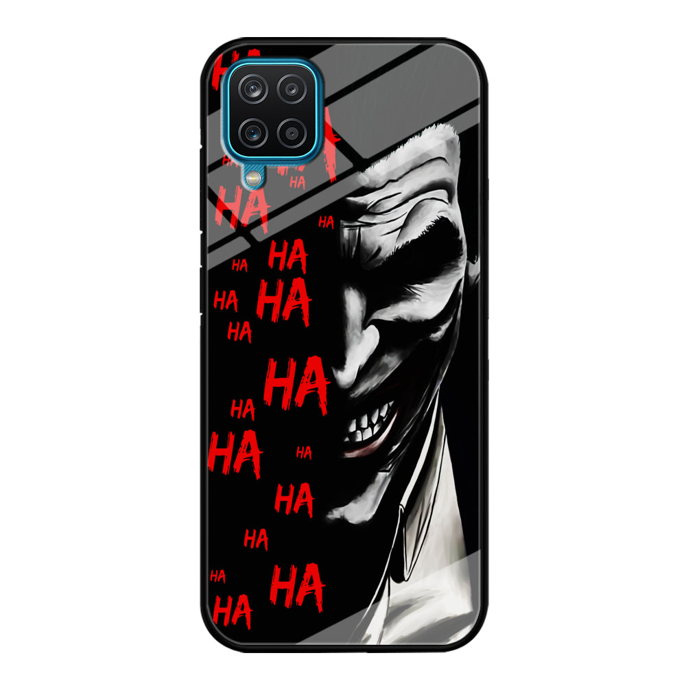 Joker Laugh Samsung Galaxy A12 Case-Phone Case-Tempered Glass Case-Altracase