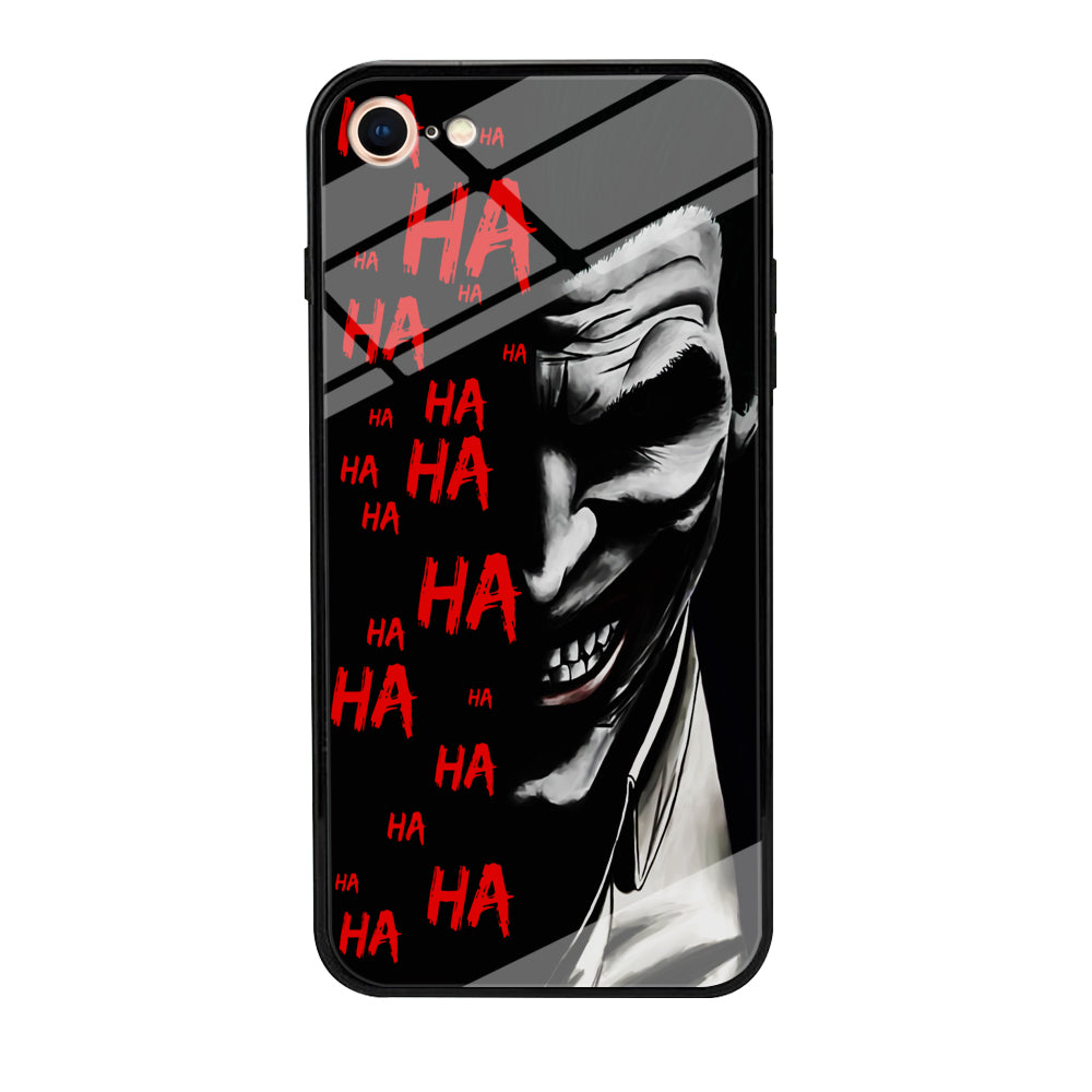 Joker Laugh iPhone SE 3 2022 Case-Phone Case-Tempered Glass Case-Altracase