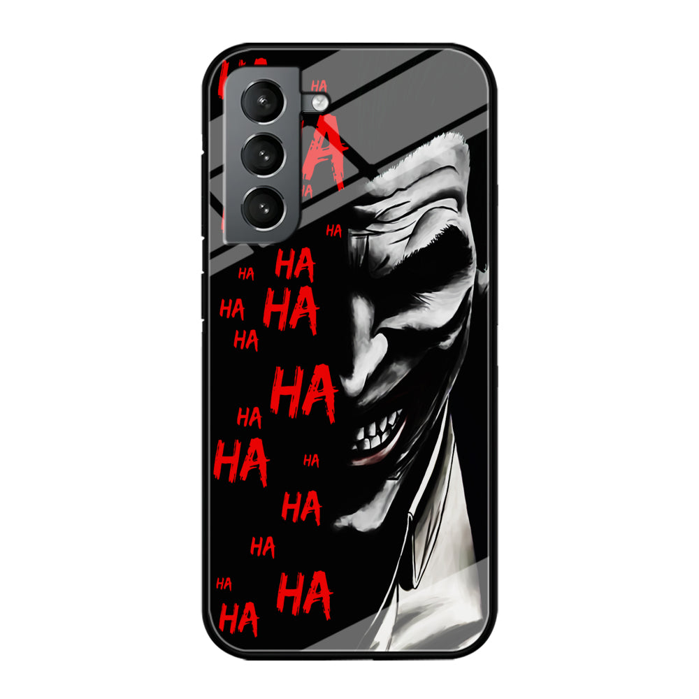 Joker Laugh Samsung Galaxy S21 Plus Case-Phone Case-Tempered Glass Case-Altracase