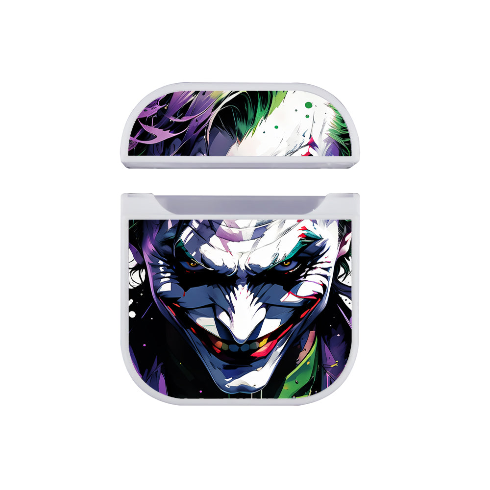 Joker Scary Face Apple AirPods Case-AirPod Case-White-Altracase
