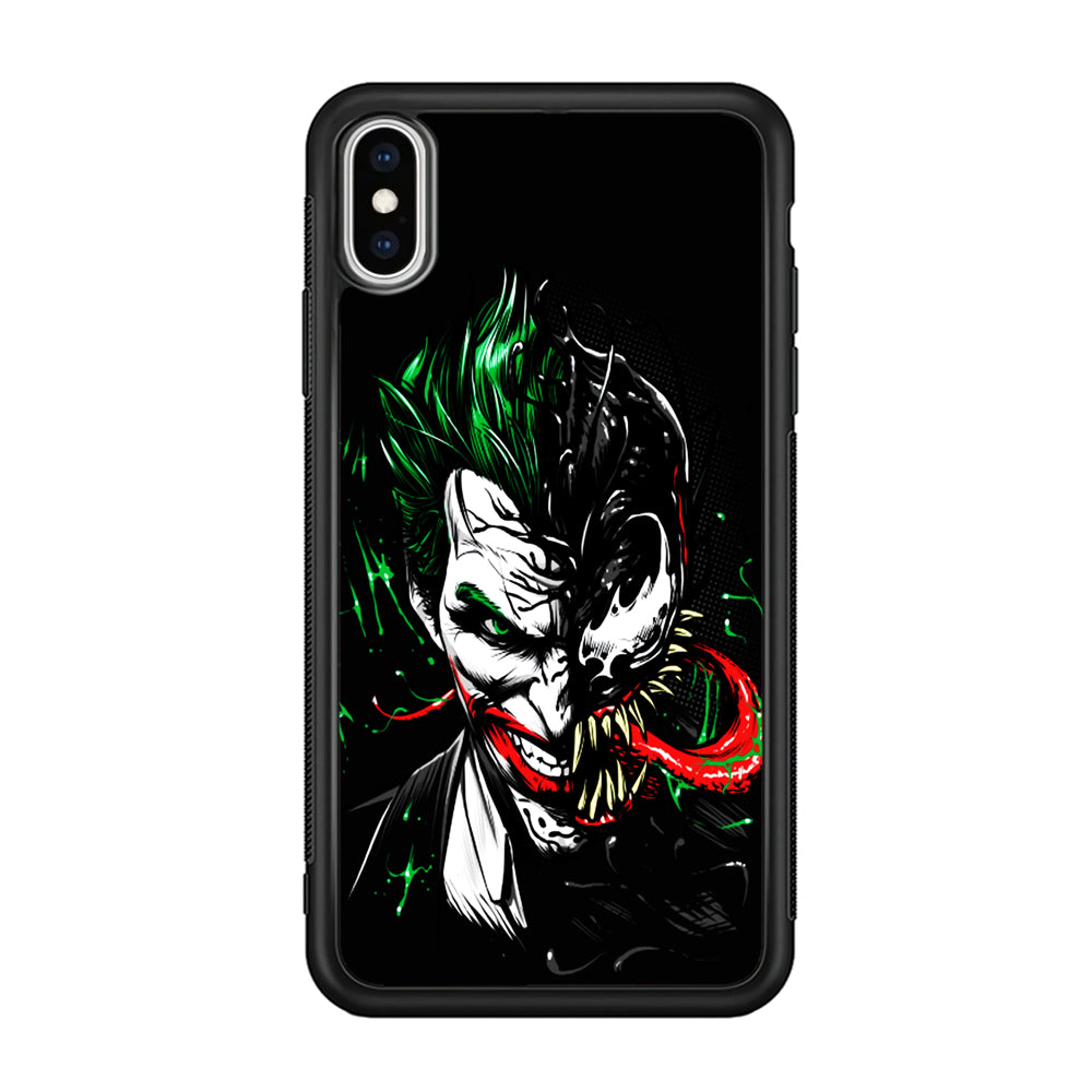 Joker Venom iPhone Xs Case-Phone Case-Rubber Black (2D Case)-Altracase