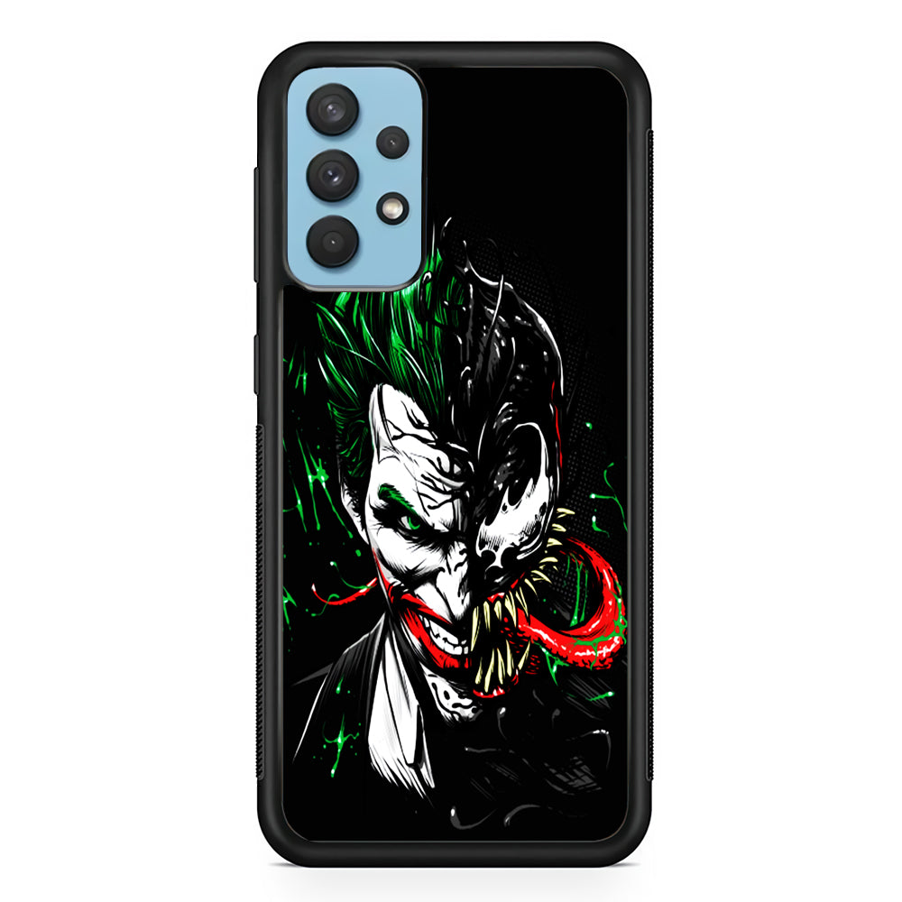 Joker Venom Samsung Galaxy A32 Case-Phone Case-Rubber Black (2D Case)-Altracase