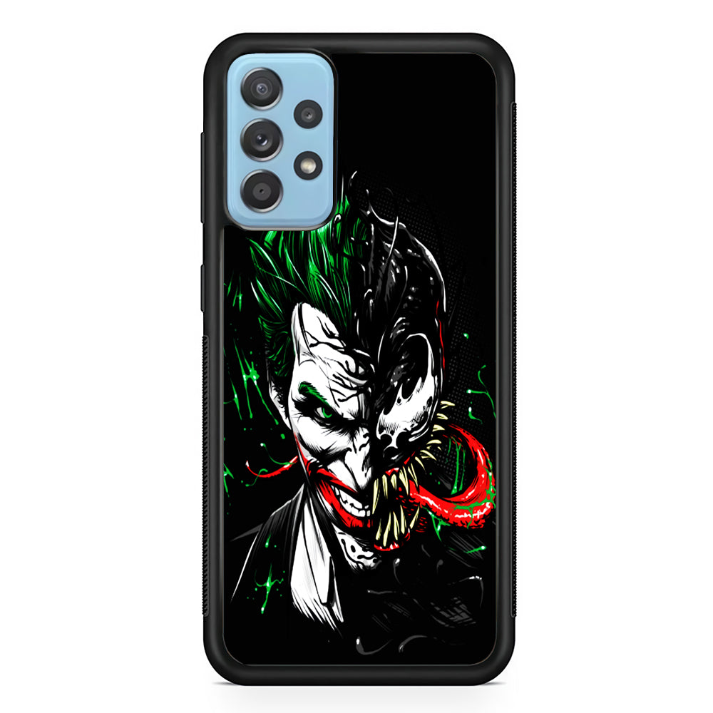 Joker Venom Samsung Galaxy A52 Case-Phone Case-Rubber Black (2D Case)-Altracase