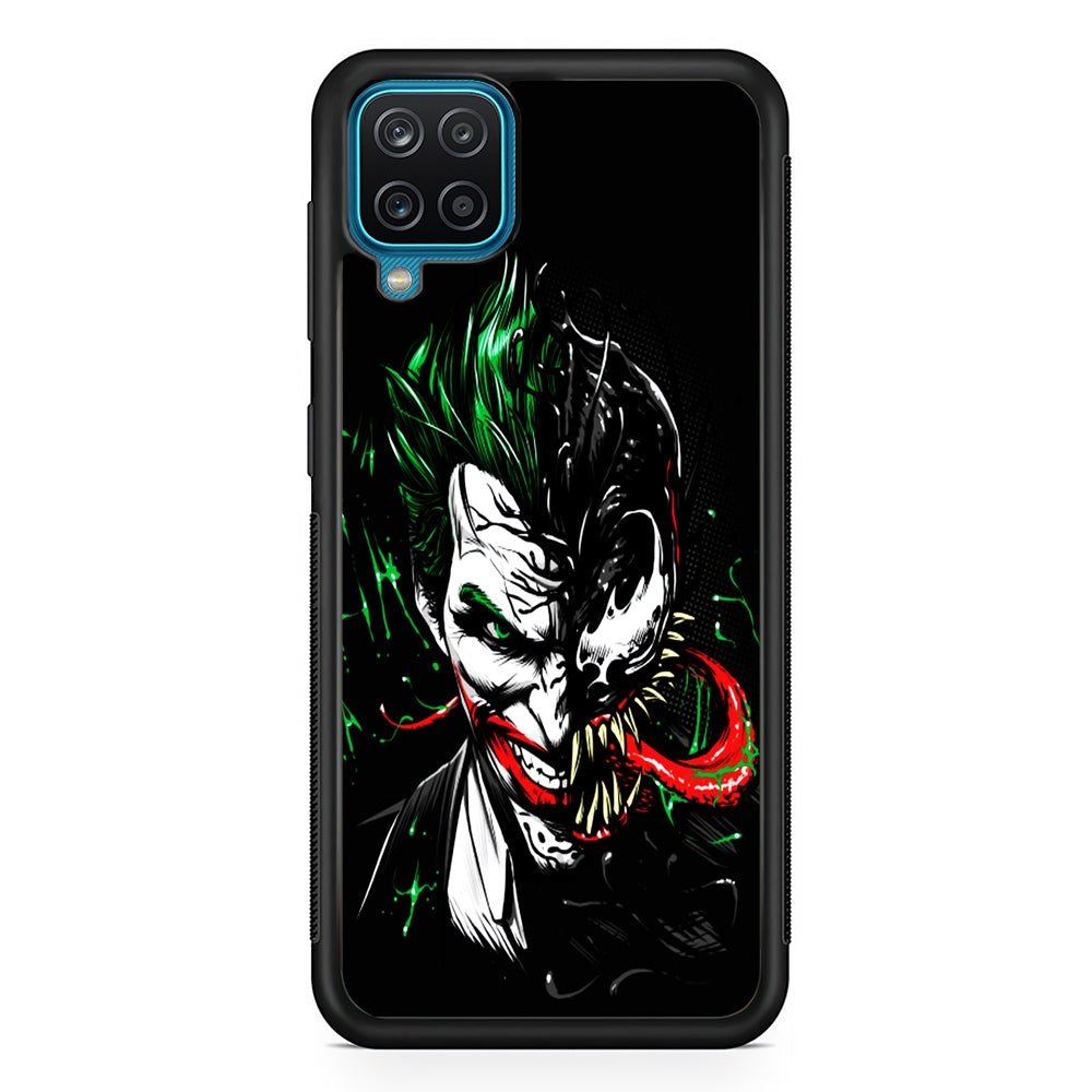 Joker Venom Samsung Galaxy A12 Case-Phone Case-Rubber Black (2D Case)-Altracase