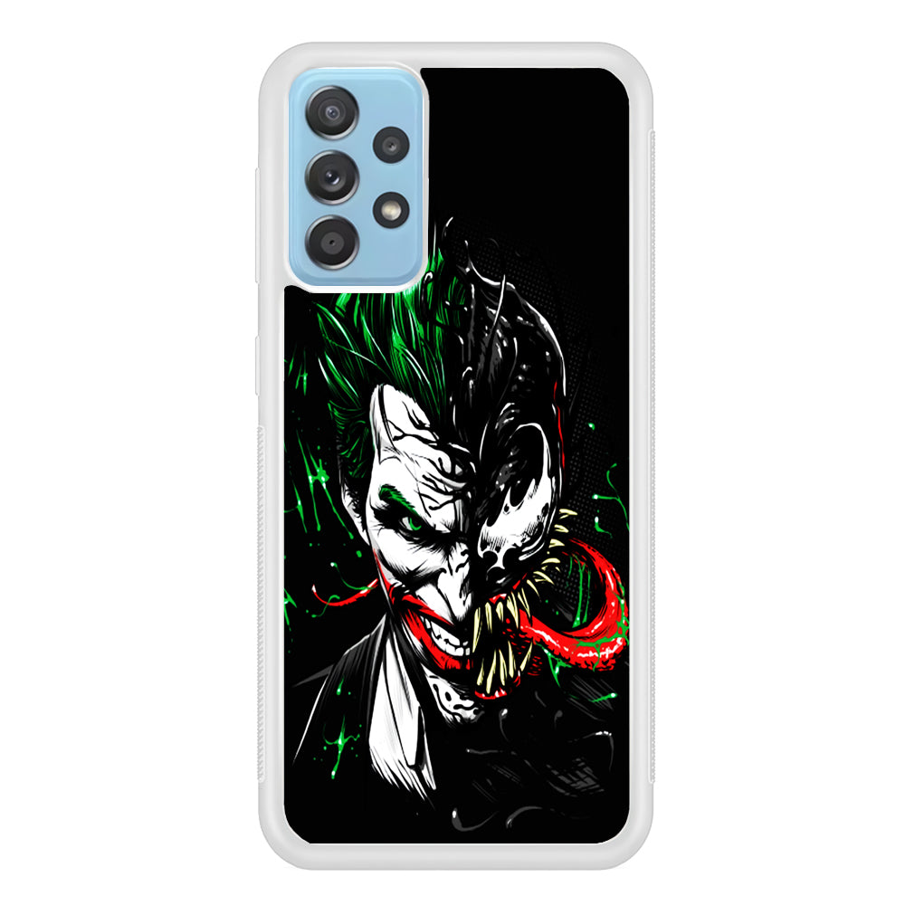 Joker Venom Samsung Galaxy A52 Case-Phone Case-Rubber White (2D Case)-Altracase