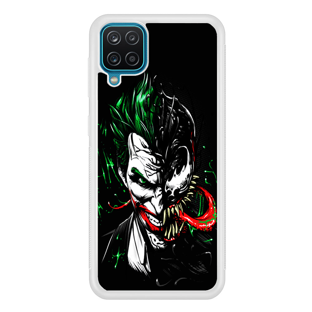 Joker Venom Samsung Galaxy A12 Case-Phone Case-Rubber White (2D Case)-Altracase