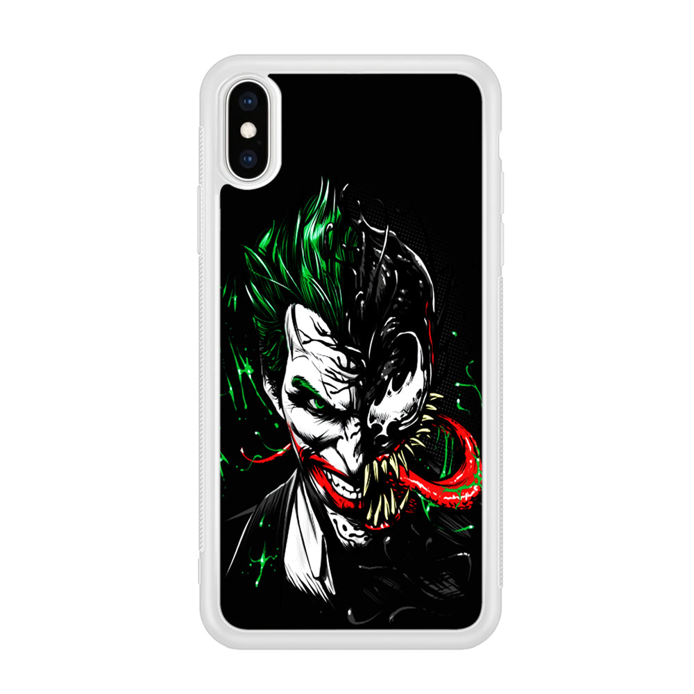 Joker Venom iPhone Xs Max Case-Phone Case-Rubber White (2D Case)-Altracase