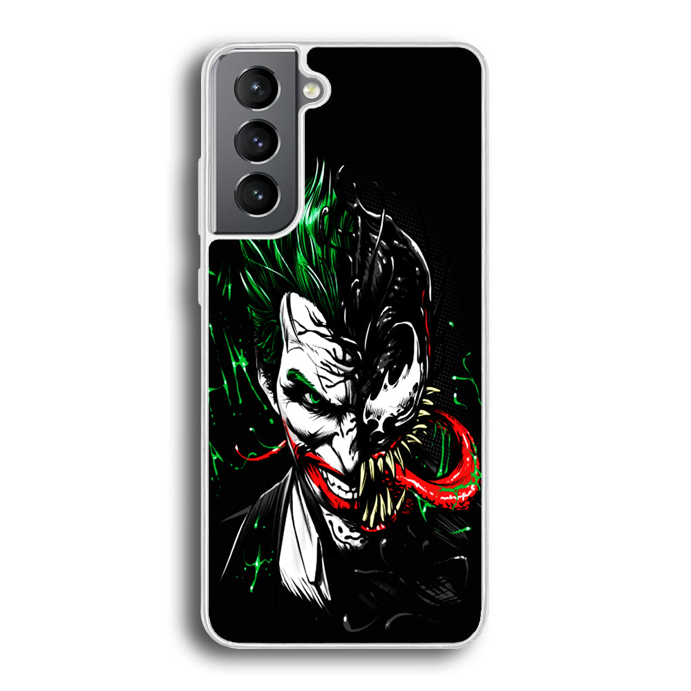 Joker Venom Samsung Galaxy S21 Plus Case-Phone Case-Rubber White (2D Case)-Altracase